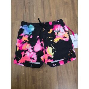 Justice Girl's Tie-Dye Active Shorts NWT Size SM (7/8)